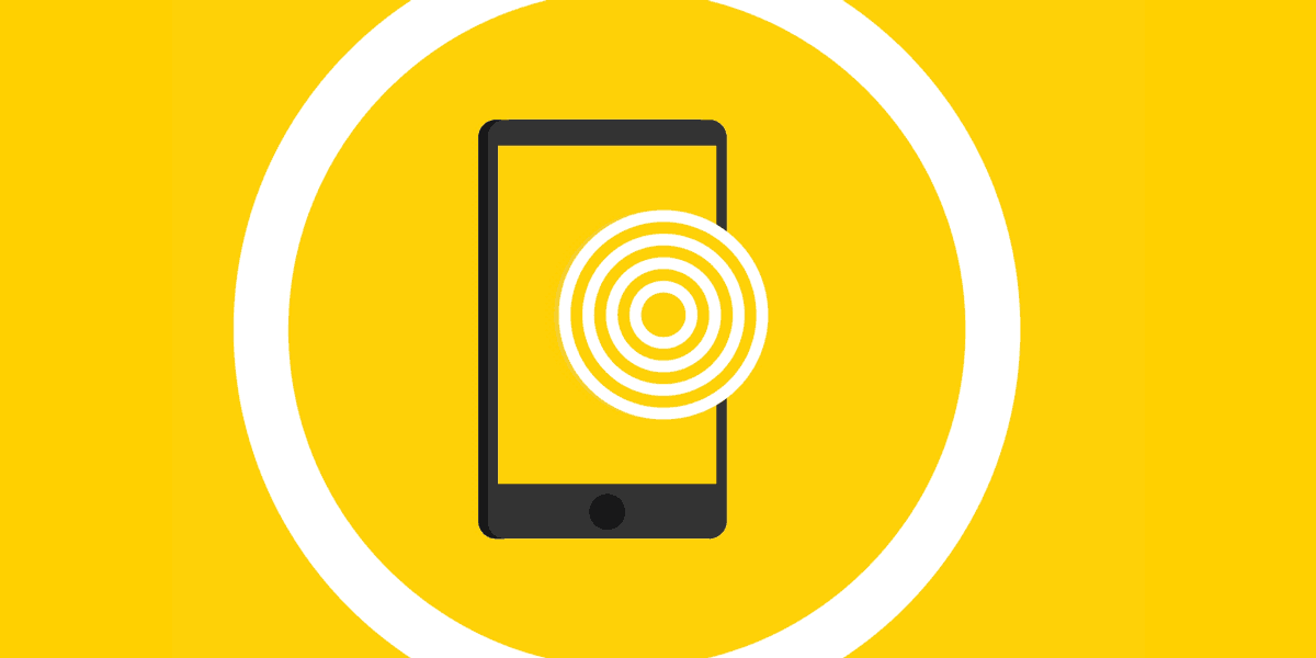 an arrow shooting into a target on a cellphone, representing nonprofit online security