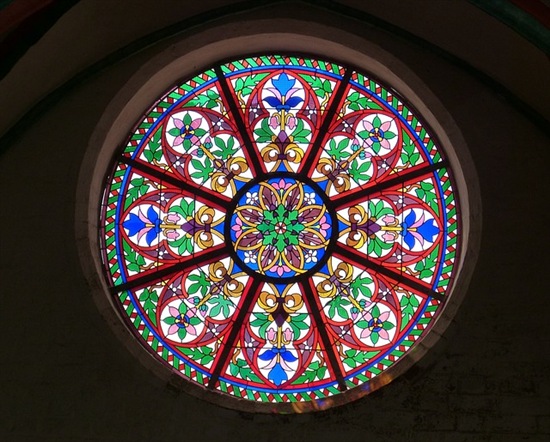 Stained glass window