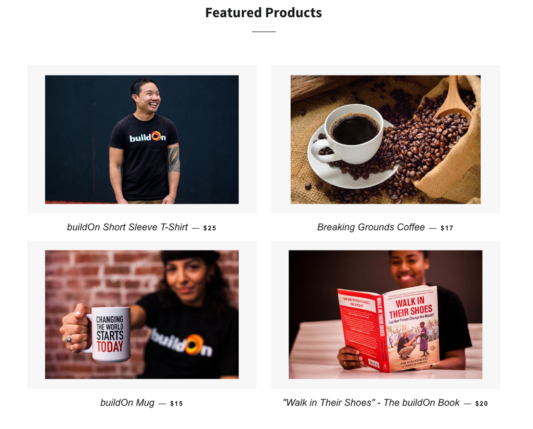 buildOn's Online Store